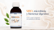 Probimel Solución como probiótico natural vivo para cuidar la microbiota intestinal en digestiones sensibles