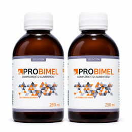 Pack Probimel Solución, dos botellas de 250 ml
